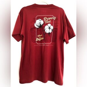 Properly Tied Short Sleeve T-Shirt Red Men’s Large